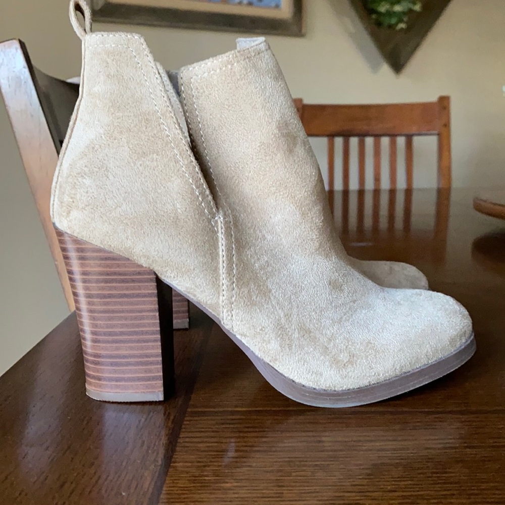 Tan Ankle Booties